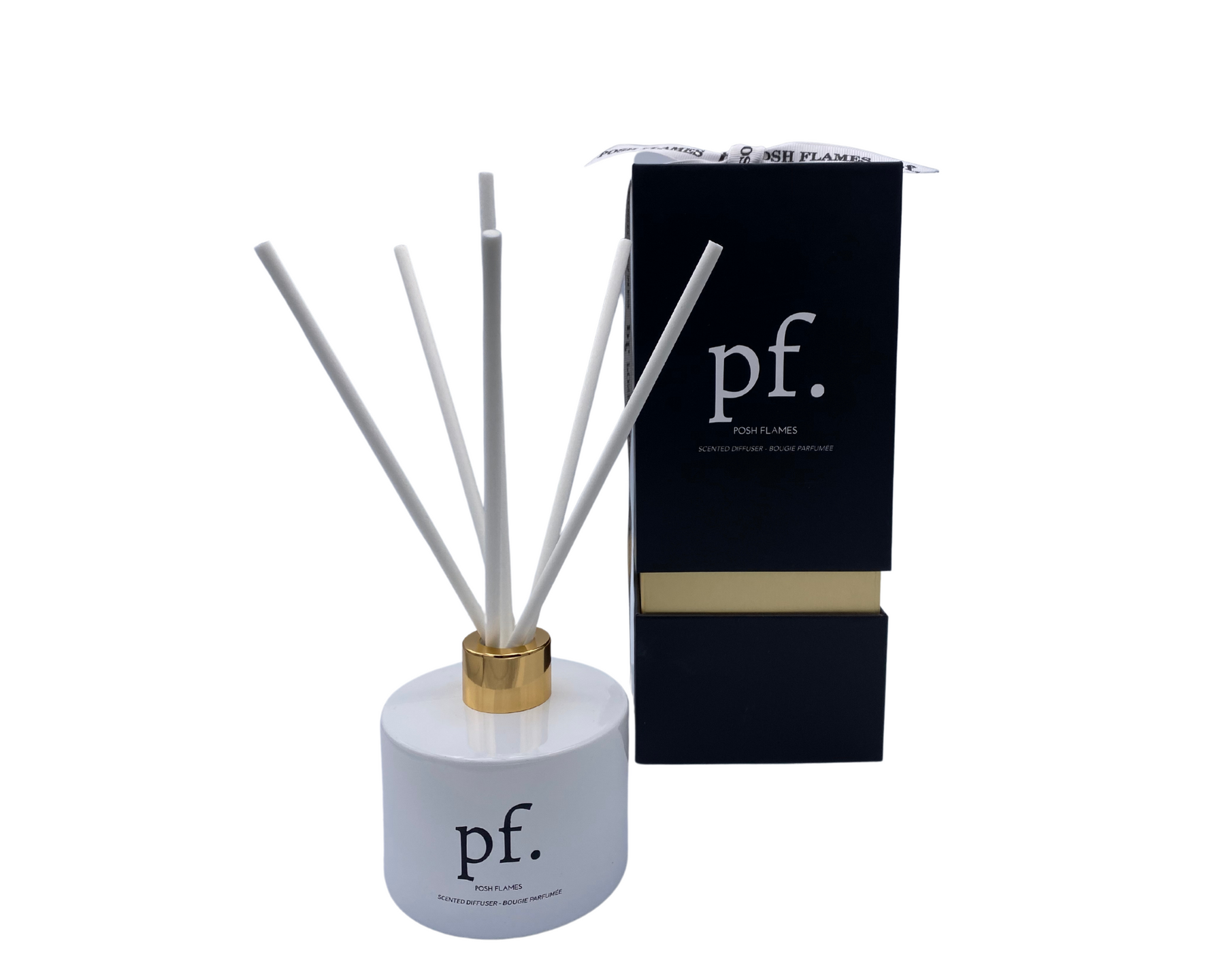 Posh Diffusers Gloss White Diffuser – Posh Flames