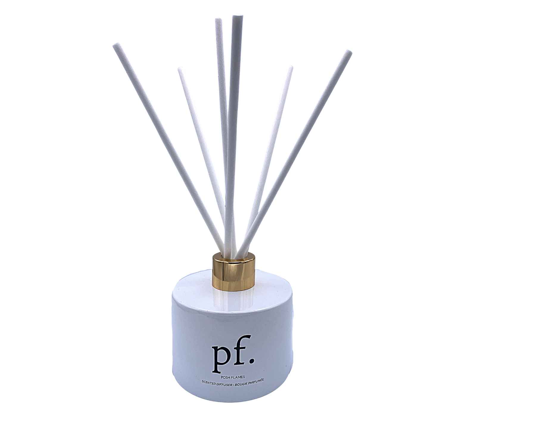 Posh Diffusers Gloss White Diffuser – Posh Flames