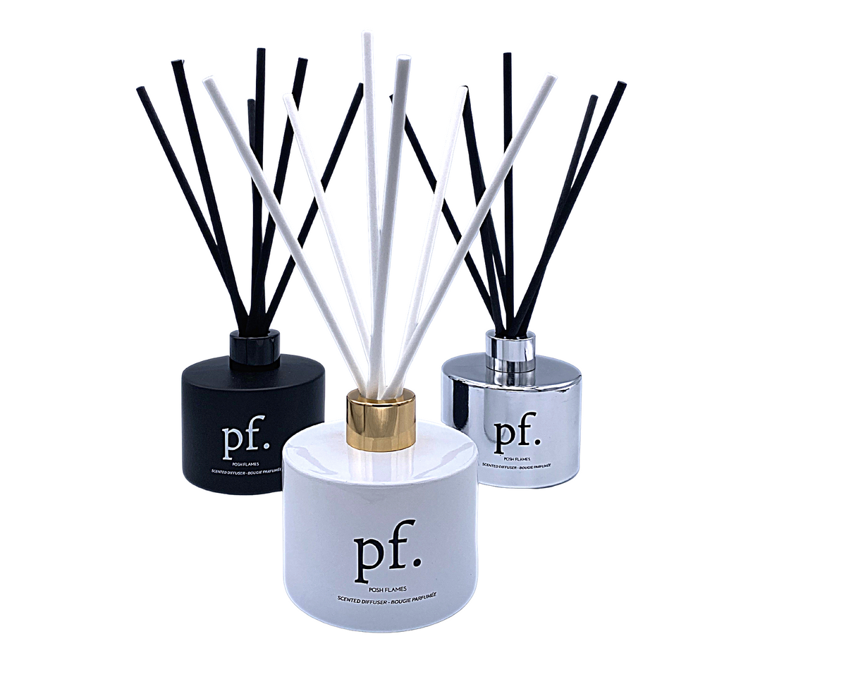 Posh Diffusers Gloss White Diffuser – Posh Flames